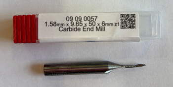 1.58mm x 9.65mm x 50mm x 6mm z1, Drill Bit, Carbide