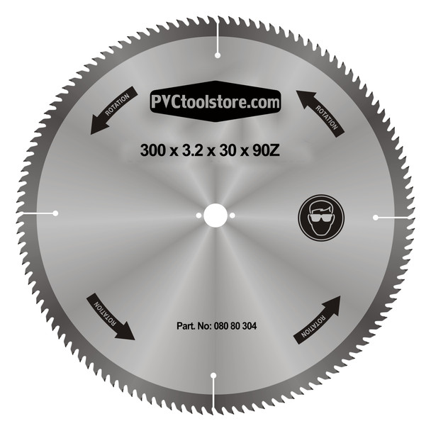 300mm x 3.2mm x 30mm x 90Z  Sawblade, Carbide Tipped