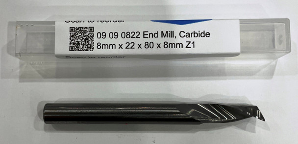 8mm x 22mm x 80mm x 8mm z1, Carbide End Mill
