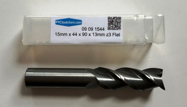 15mm x 44mm x 90mm x x13mm Z3, Carbide End Mill