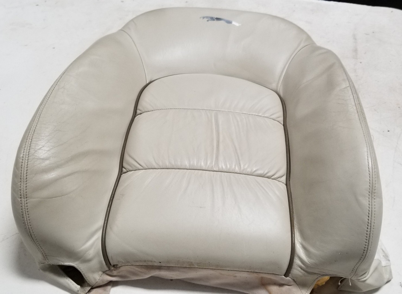 04-09 Jaguar XJR XJ8 VDP X350 X358 Front Left Seat Rail Cover Trim AEK OEM