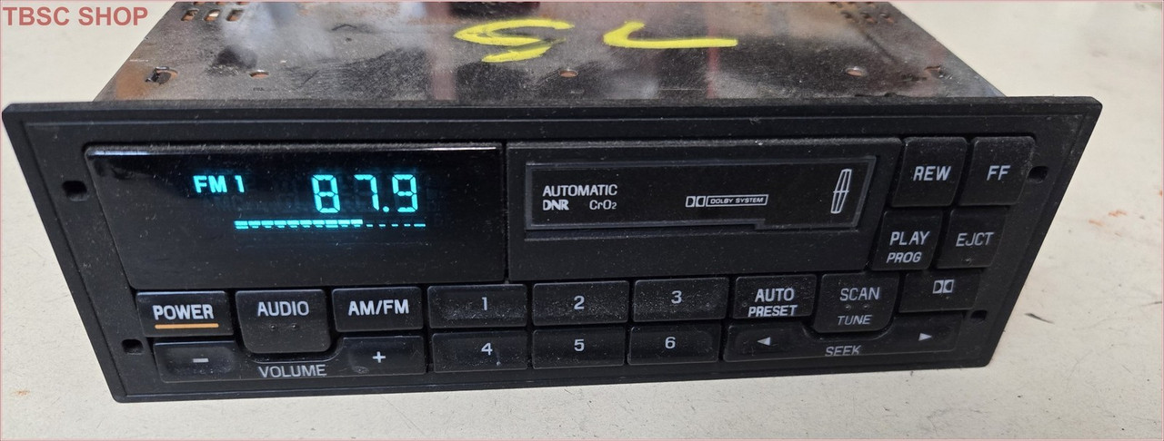 1993 1994 Lincoln Town Car Premium Sound Radio Tape F3VF-19B165-CC