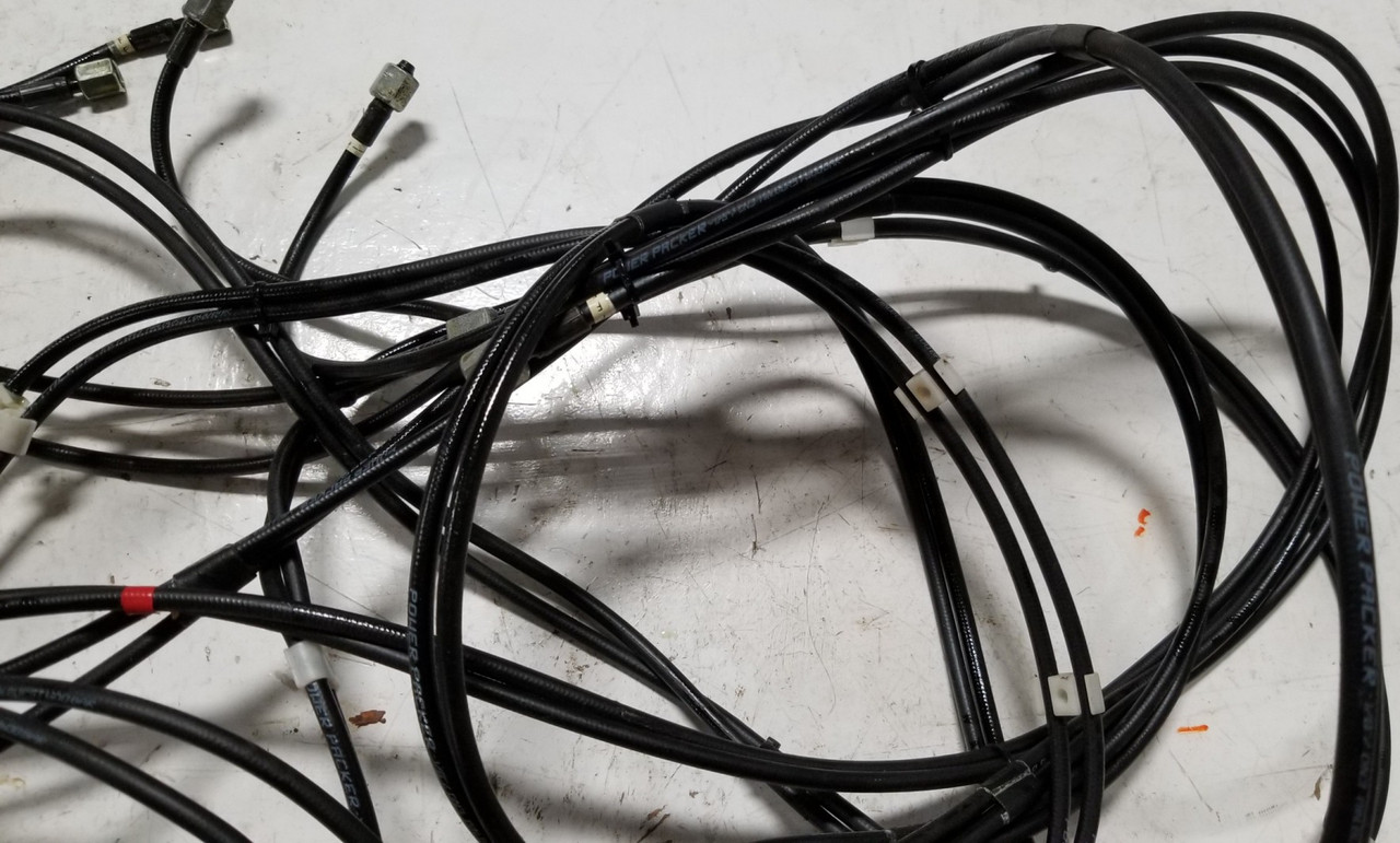 1997 to 2006 XK8 XKR Convertible Top Lift Hydraulic Lines Hoses Set OEM