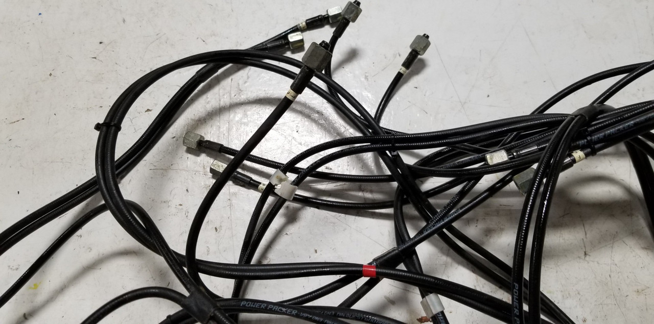 1997 to 2006 XK8 XKR Convertible Top Lift Hydraulic Lines Hoses Set OEM