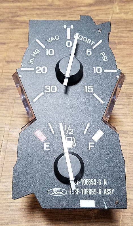 Gauge Cluster Fuel and Boost Gauge 1989 90 1991 92 1993 94 1995