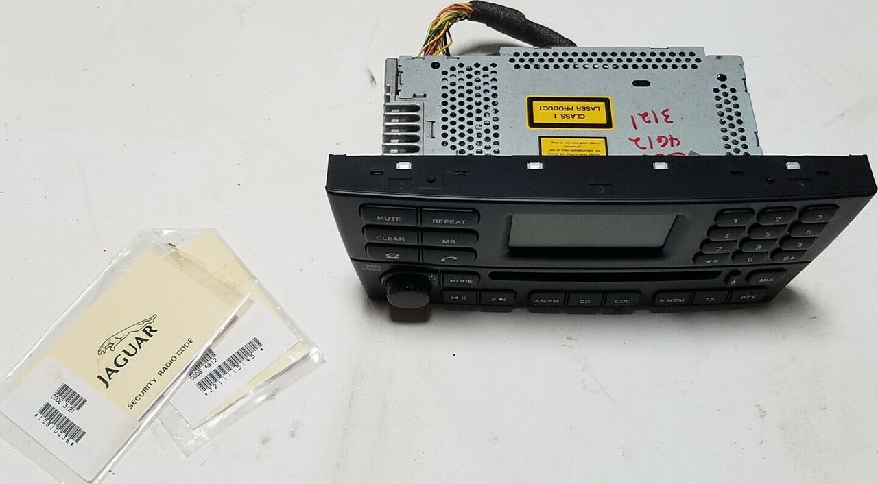 2002 JAGUAR X-TYPE OEM CD AM FM RADIO PLAYER 1X43-18B876-AA