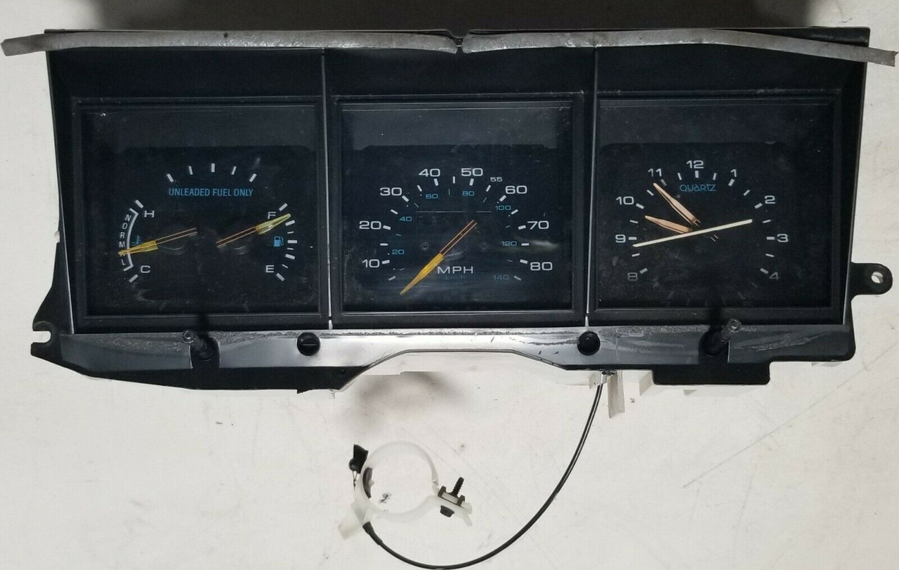 1988 1989 Lincoln Town Car Instrument Speedometer Cluster E8VF10K843A