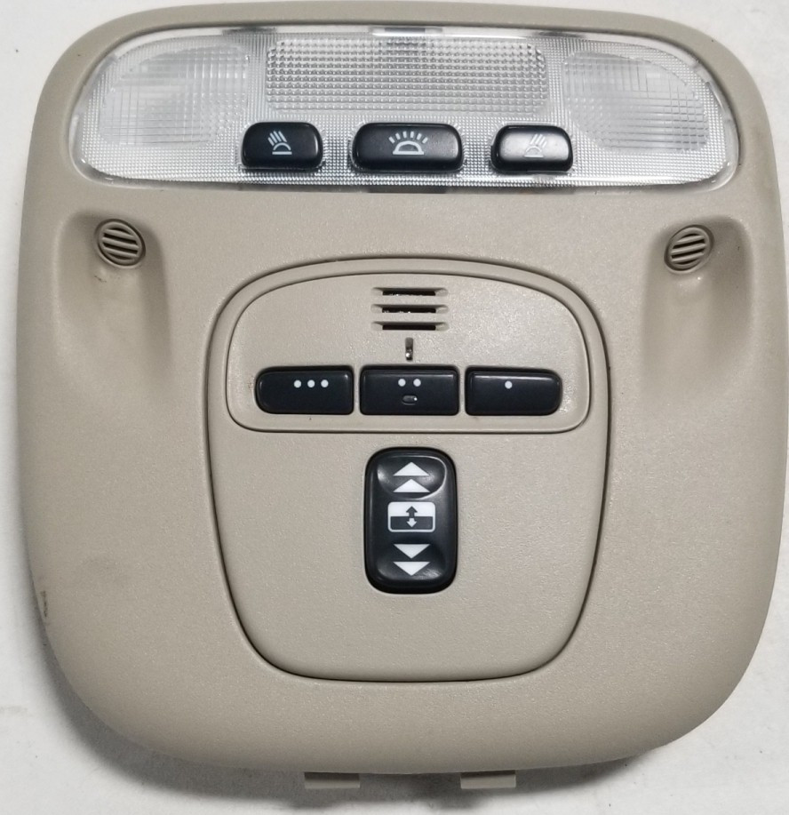 2002-2003 JAGUAR X-TYPE OVERHEAD CONSOLE Dome Sunroof Switch Beige