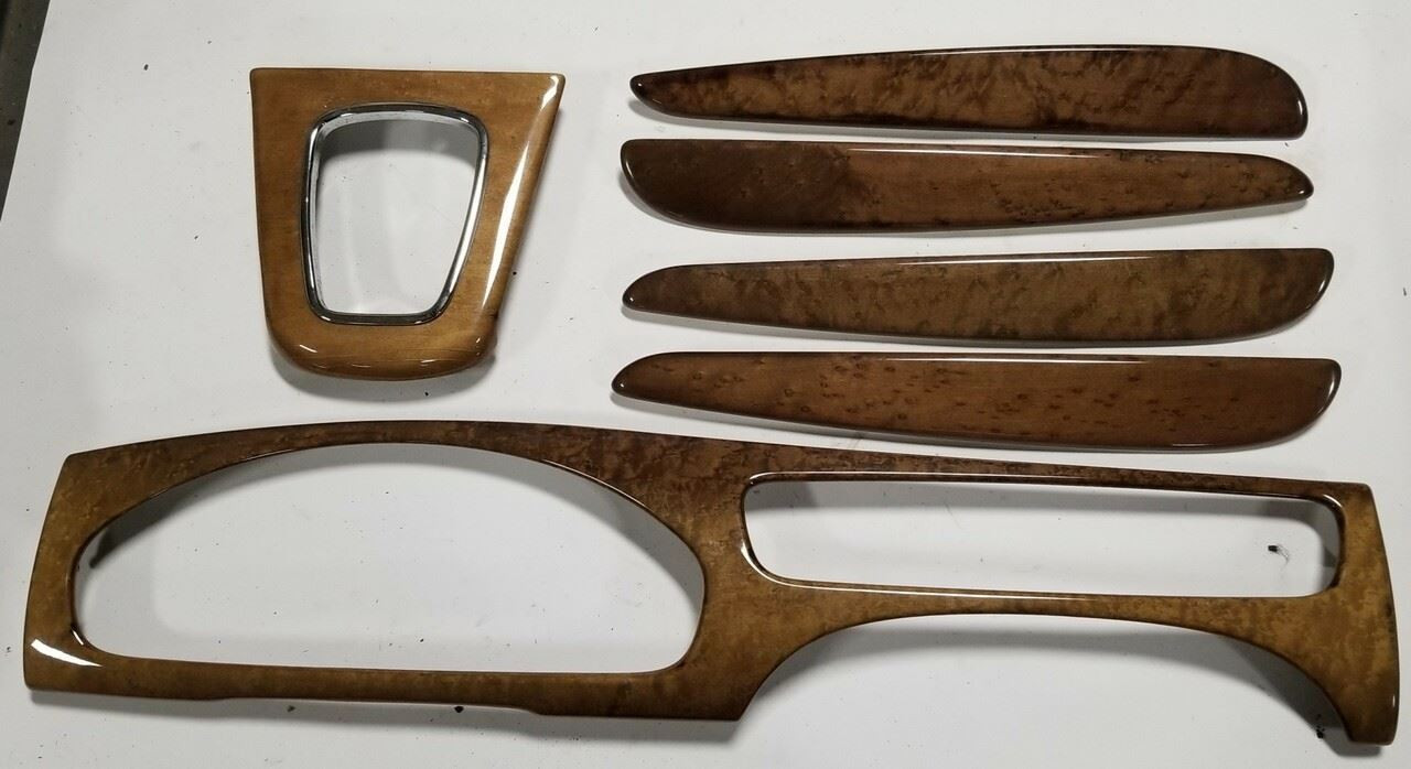 Jaguar X-Type ウッドトリム 2点セット 2002 Jaguar X-Type X Type Dash Door Wood Trim Bezel Set Bronze