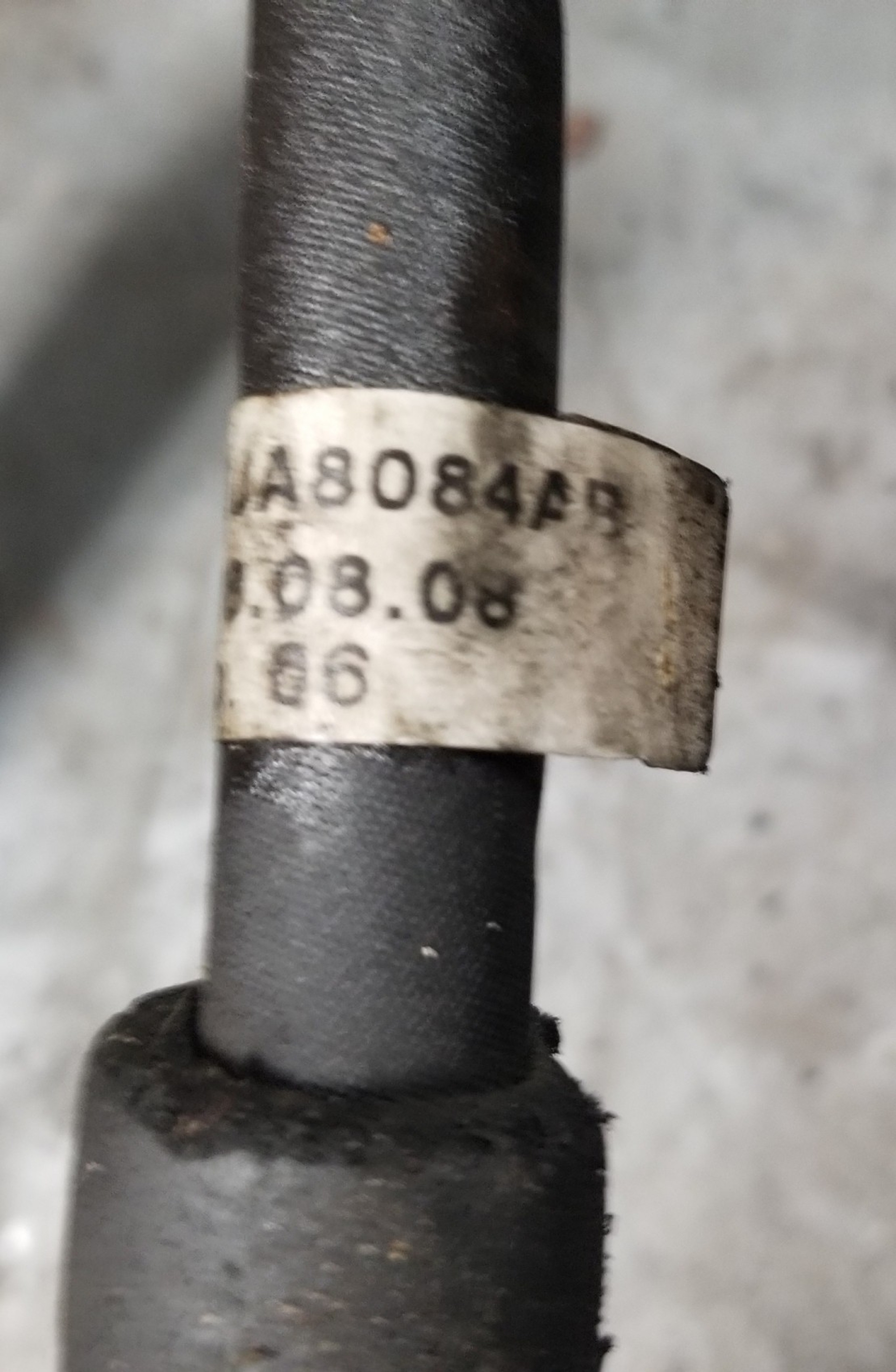 1997 to 2006 Jaguar XK8 X100 Power Steering Oil Cooler w/ Hose Tube MJA8084AB OEM