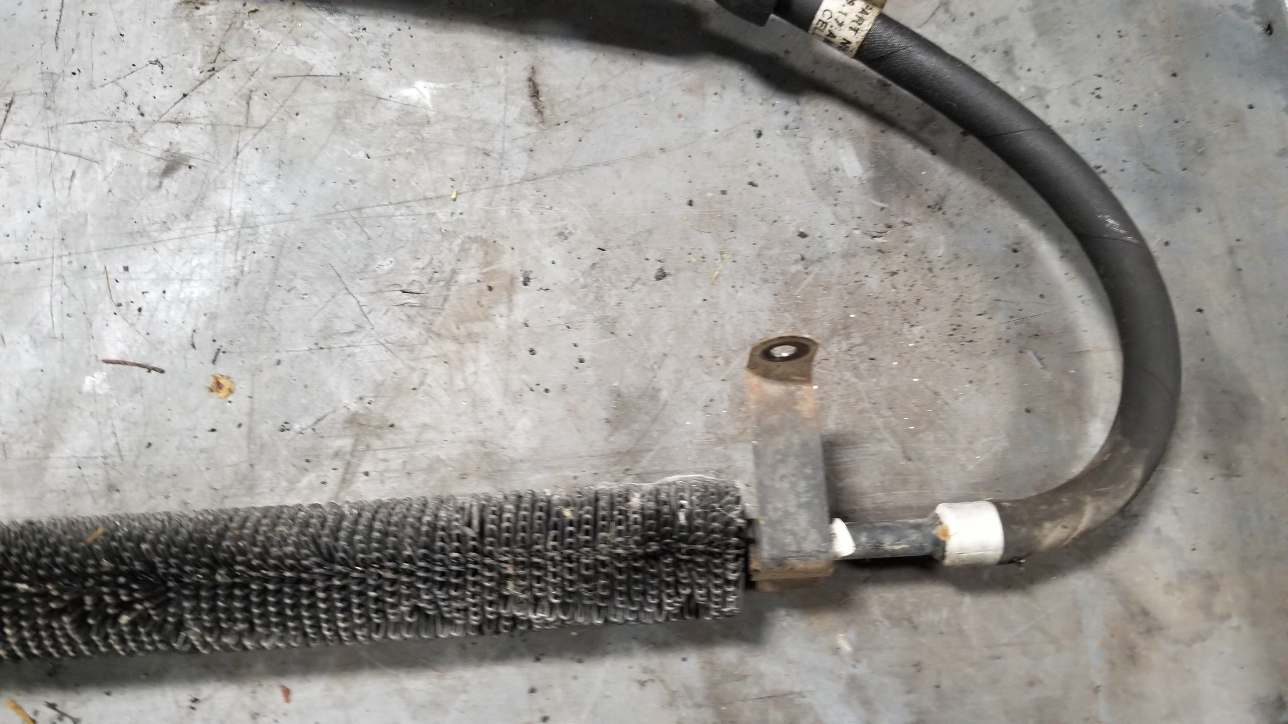 1997 to 2006 Jaguar XK8 X100 Power Steering Oil Cooler w/ Hose Tube MJA8084AB OEM