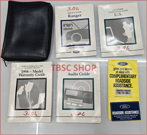 1998 98 Ford Ranger owners Collection with Case NO MANUAL