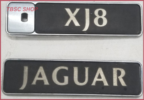 1998 to 2003 Jaguar XJ8 X308 Rear Trunk Lid Emblem Logo Set