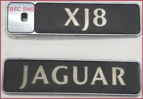 1998 to 2003 Jaguar XJ8 X308 Rear Trunk Lid Emblem Logo Set