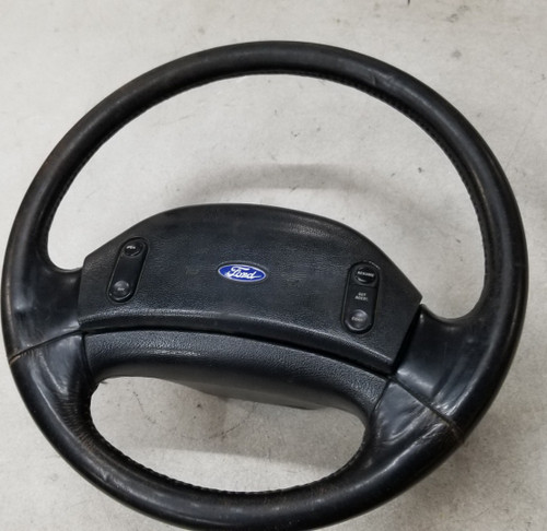 1992 1993 Ford F150 Bronco Econo Steering Wheel Rubber base Model with Cruise