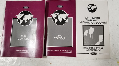 1997 FORD CONTOUR Owner Manual with Case Ford OEM