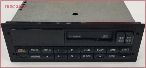 1994 1995 Ford Escort Tracer Radio AM FM Tape Player F5CF-19B132-AA F5CF19B132AA