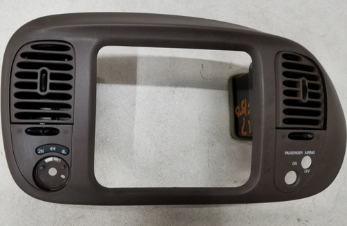 97 98 99 00 01 02 Ford Expedition RADIO TRIM DASH BEZEL Tan 4x4
