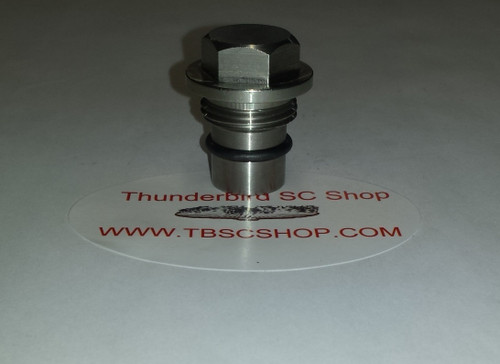 Lincoln Mark VIII Cobra - Cross Over Tube Plug - Stainless Steel - 4.6L DOHC - www.tbscshop.com