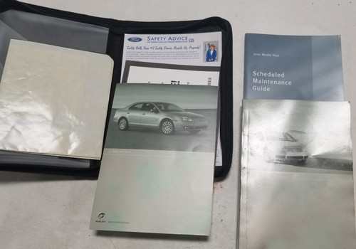 2007 Mercury Milan FACTORY OWNERS MANUAL SET OEM with case Dealer Window Sticker