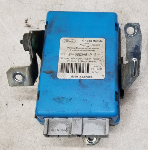 1996 1997 Lincoln Town Car Bag Control Module ECU F6VF-14B215-AB F6VF14B215AB