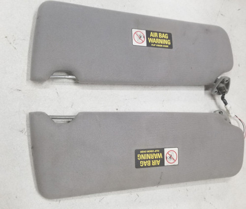 1998 1999 2000 2001 2002 2003 Jaguar XJ8 XJR Sun Visor Set Gray
