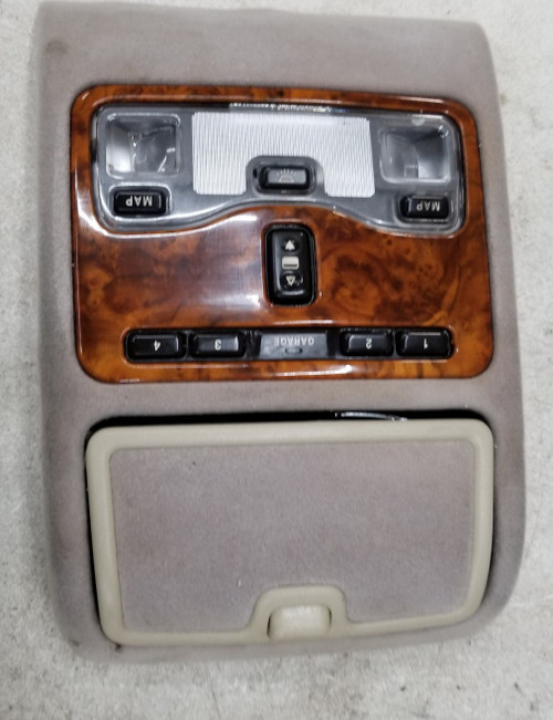 1995 1996 1997 Jaguar XJ6 XJ12 OVERHEAD CONSOLE DOME MAP LIGHT SUNROOF Wood Accent