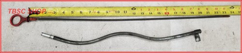 1995 96 1997 XJ12 Engine Oil Dipstick with Tube Jaguar OEM