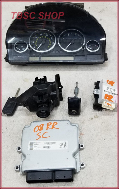 2008 RANGE ROVER SPORT HSE L320 4.2L ENGINE IMMOBILIZER Cluster KEY SET