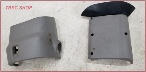1999 00 01 2002 Ford MUSTANG Steering Column Cover Gray Manual Trans