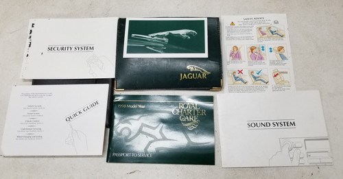 1998 Jaguar XJ Series XJ8 L Vanden Plas XJR Owner Manual Collection