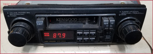 Vintage Kenwood KRC-3004 In Dash Tape Player Radio AM FM Works Great