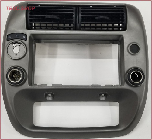 2005 to 2011 FORD Ranger RADIO DASH VENT TRIM BEZEL Silver 4x4