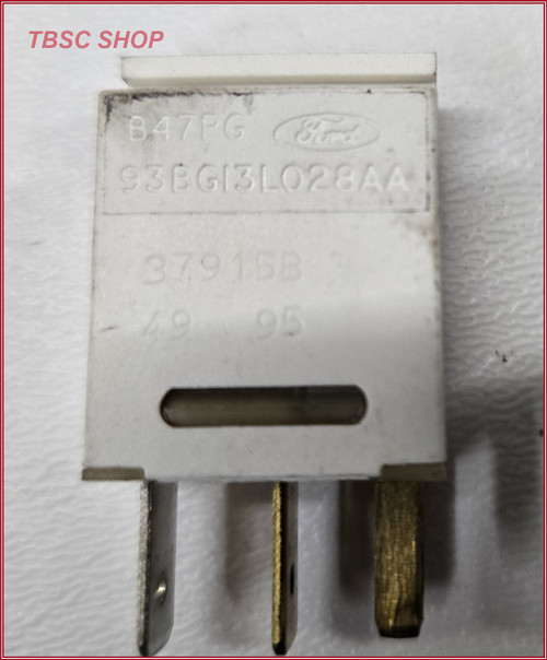 Ford 12V 4 Pin Relay White 93BG-13L028-AA 93BG13L028AA Ford OEM Tested