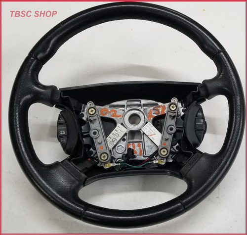 1998 99 00 01 02 2003 Jaguar XJR Steering Wheel With Switches Black HJE9181HA LEG