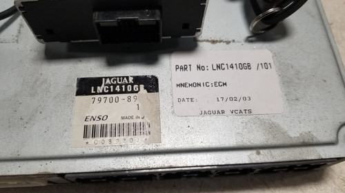 1998 Jaguar XJ8 XK8 4.0L ECU PCM EEC Engine Module Computer LNC1410GB 1998 Jaguar XJ8 XK8 4.0L ECU PCM EEC Engine Module Computer LNC1410GB
