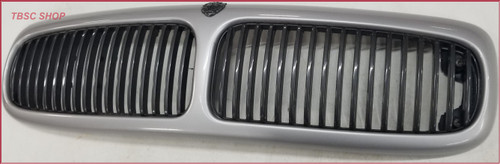 1998 99 00 01 02 2003 JAGUAR XJR XJ8 Sport GRILL GRILLE Silver with Black Bars