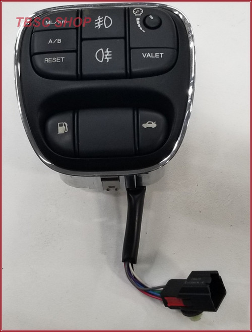 06-09 Jaguar XJ8 VDP Dash Fog Light Dim Valet Fuel Trunk Master Switch