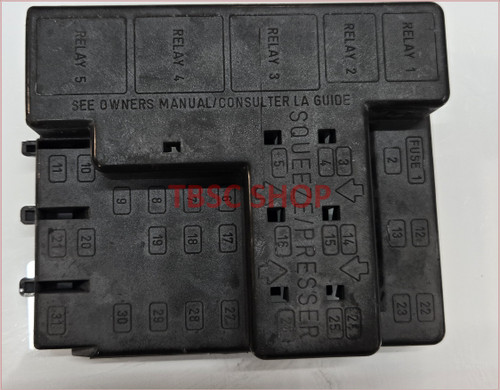 1997 98 99 00 01 02 03 Ford Expedition F150 Interior Dash Fuse Box Cover F65B-14A075-AE