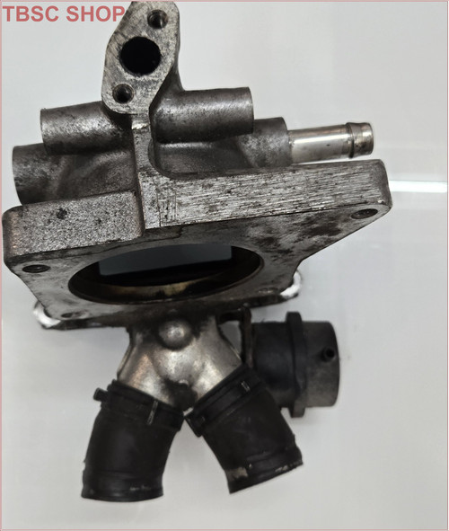 2000 01 02 2003 Jaguar XJR 4.0L V8 SC Throttle Body Inlet Plenum w/ Actuator XW93-9K426-AA