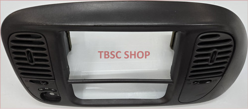 97 98 99 00 01 02 03 Ford F150 Center Dash Radio Climate Bezel Dark Tan 4X4