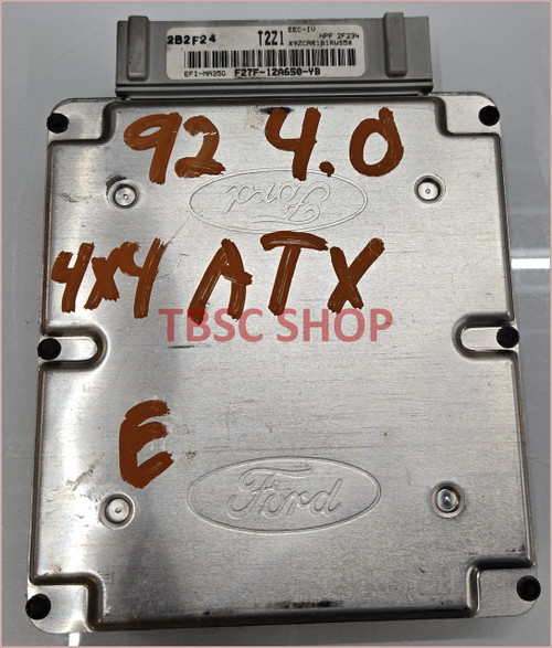 1992 1993 FORD Explorer 4.0 ECM EEC ECU F27F-12A650-YB T2Z1