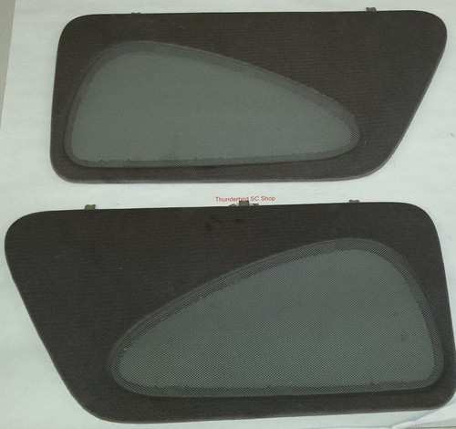 Rear Speaker Cover Set Gray No Pattern 1996 1997 Thunderbird Cougar
