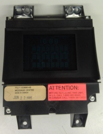 1993 1994 1995 1996 Lincoln Mark VIII Vehicle Maintenance Monitor