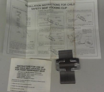 Child Safety Seat Locking Clip - 1994 1995 1996 1997 Thunderbird Cougar