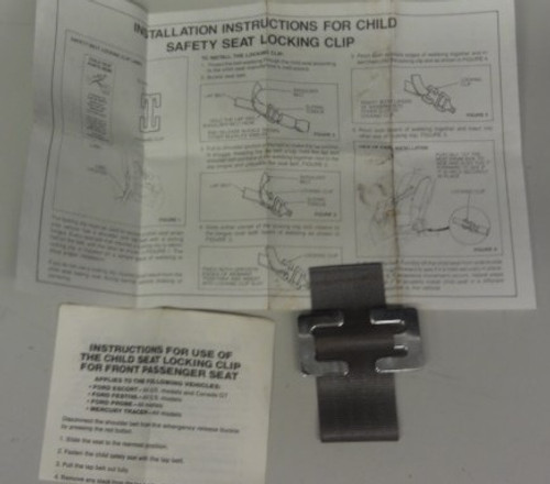 Child Safety Seat Locking Clip - 1994 - 1997 Thunderbird and Cougar - WWW.TBSCSHOP.COM