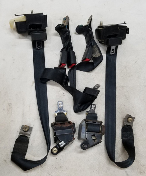 Seat Belt Set Black 1989 1990 1991 1992 1993 Thunderbird Cougar