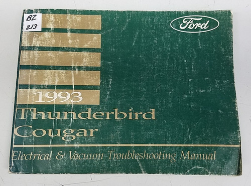 1993 Thunderbird Cougar Electrical Vacuum & Service Manual Set