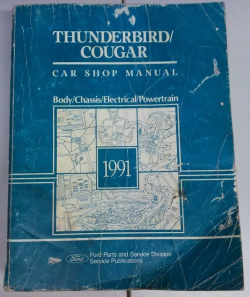 1991 Thunderbird Cougar Electrical Vacuum & Service Manual Set