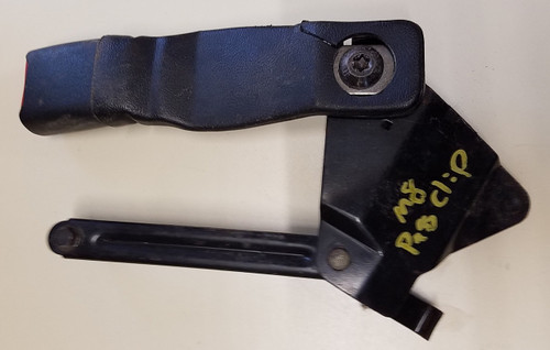 1993 1994 1995 1996 Lincoln Mark VIII Seat Base Lap Belt Clip Black Passenger Side